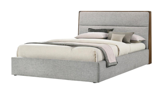 Hammond Gray Upholstered Bed Frame