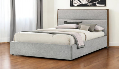 Hammond Gray Upholstered Bed Frame