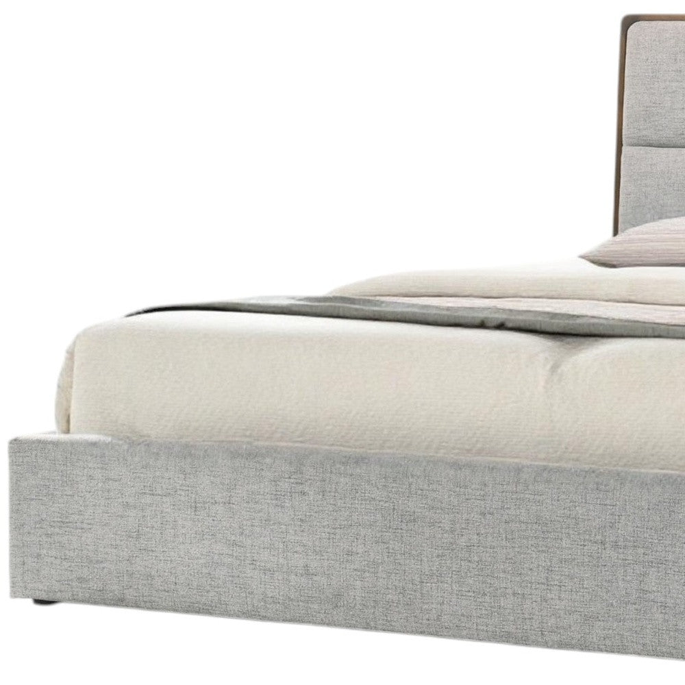 Hammond Gray Upholstered Bed Frame