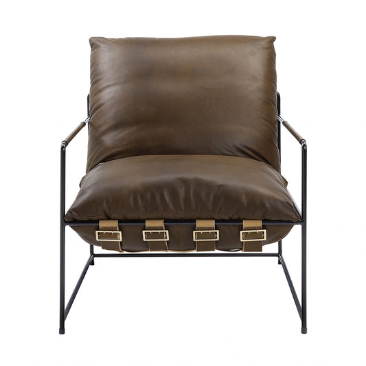 Jaxson Top Grain Leather Lounge Chair