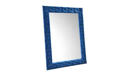 Blue Square Large Accent Mirror