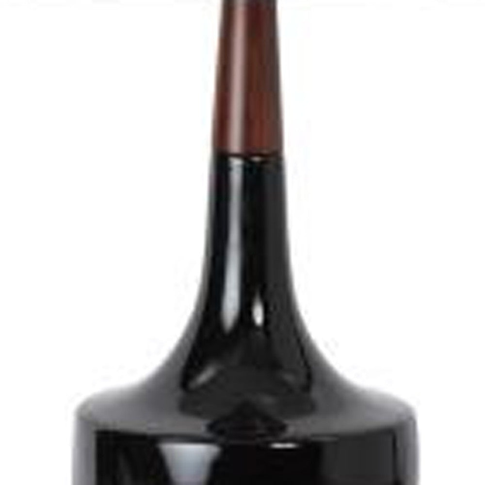 Black Genie Table Lamp w/ Shade
