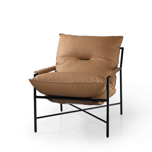 Marshall Top Grain Leather Arm Chair