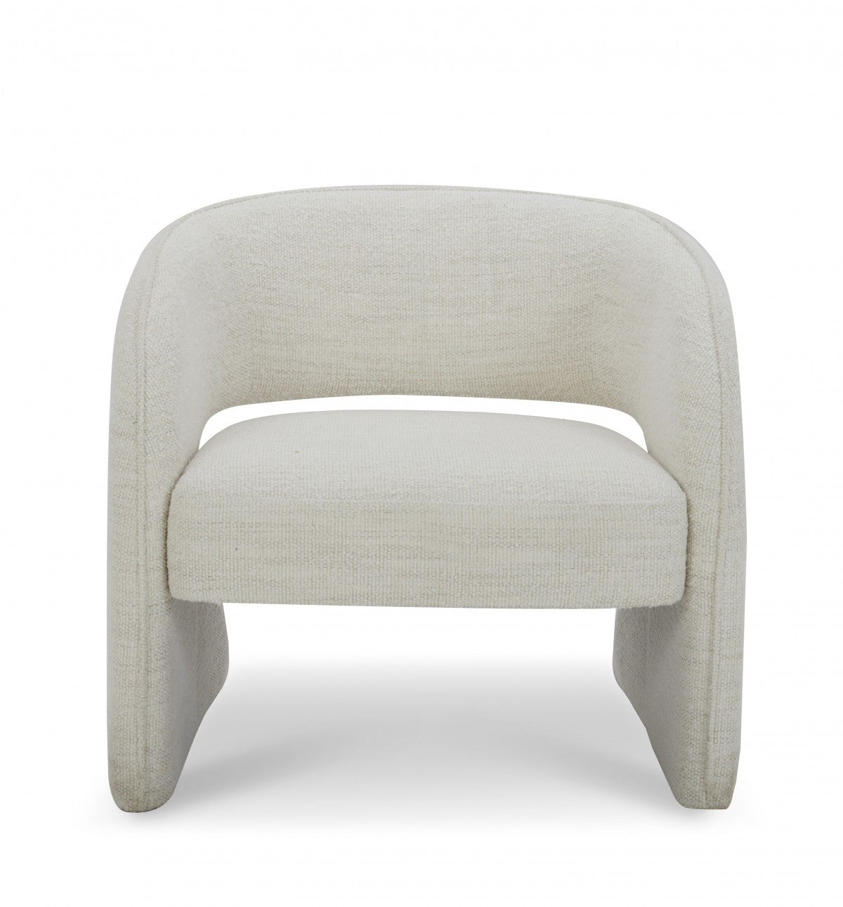 Cream Upholstered Arm Chair
