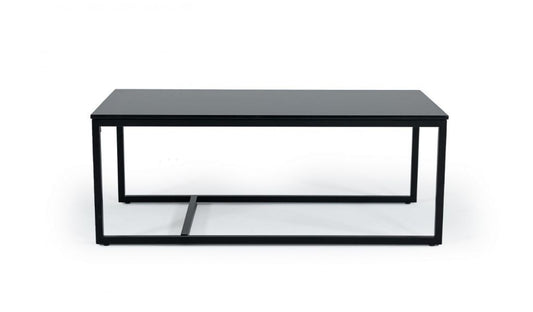 Black & Black Marble Stone Coffee Table