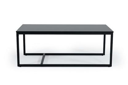 Black & Black Marble Stone Coffee Table