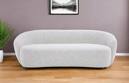 Off White Fabric Sofa