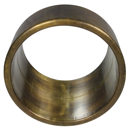 Brass Round Metal Accent Mirror