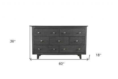 White Wood 4-Drawer Double Dresser