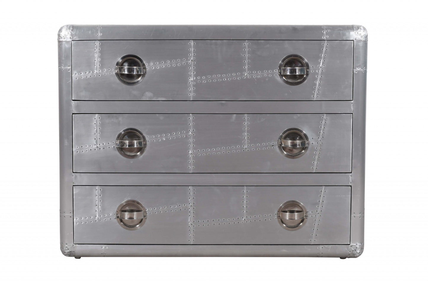 Acacia Solid Wood 4-Drawer Dresser