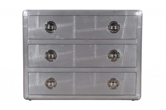 Acacia Solid Wood 4-Drawer Dresser