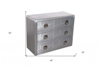Acacia Solid Wood 4-Drawer Dresser
