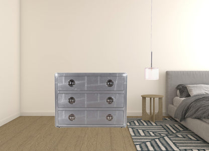 Acacia Solid Wood 4-Drawer Dresser