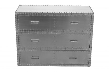 Acacia Solid Wood 3-Drawer Chest