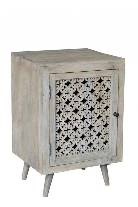 Gray Wash Nightstand