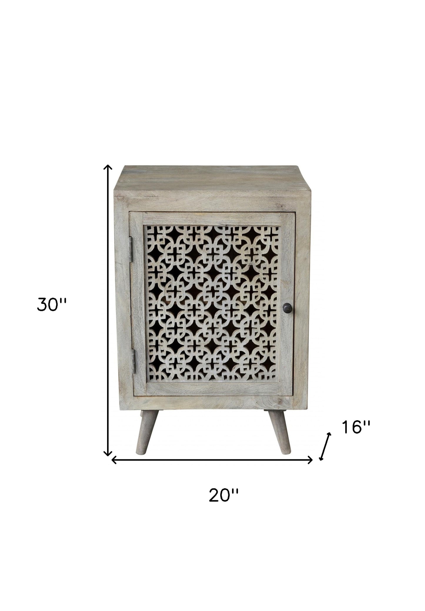 Gray Wash Nightstand