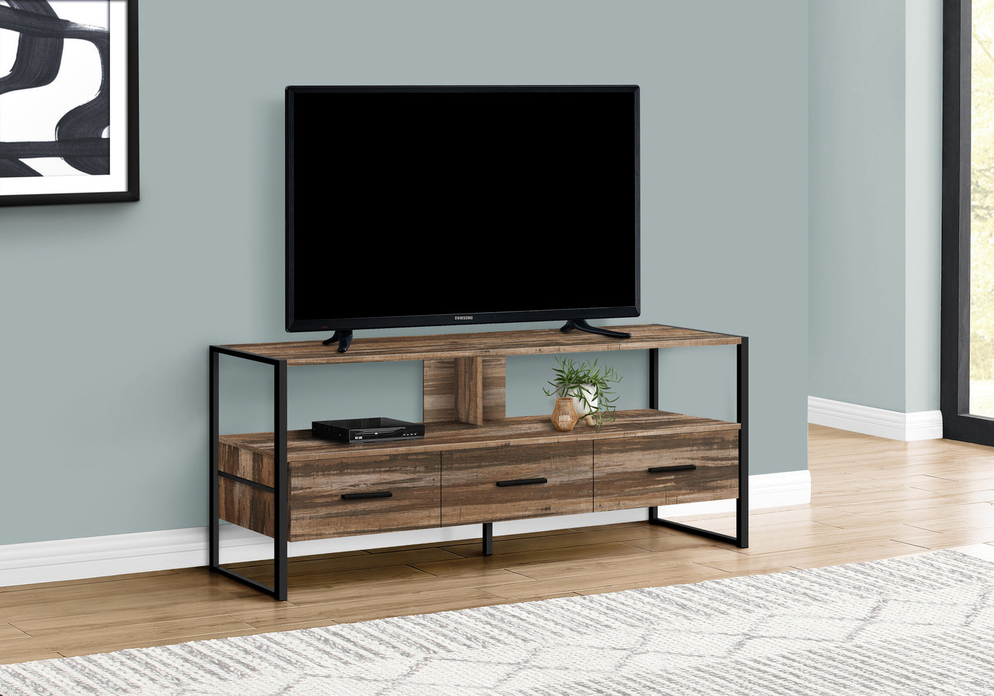 Brown Media Console