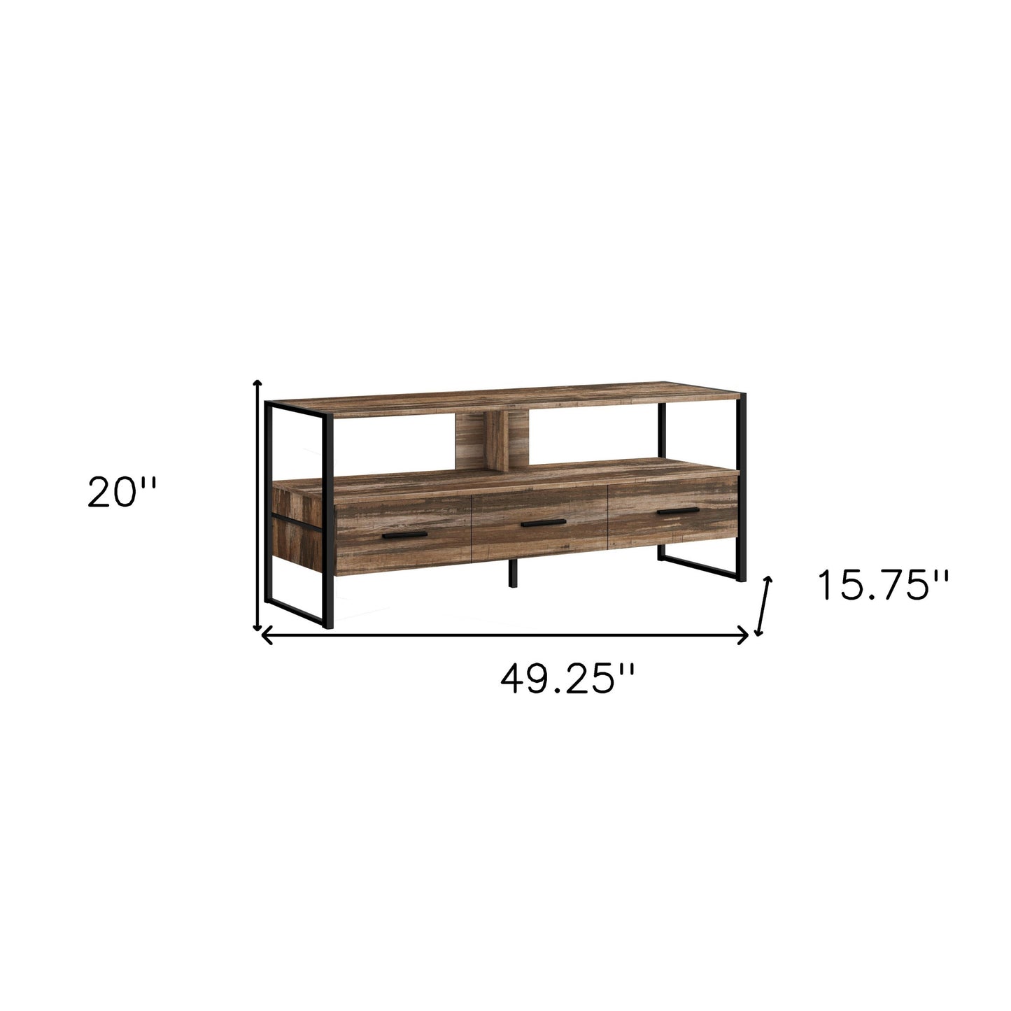 Brown Media Console