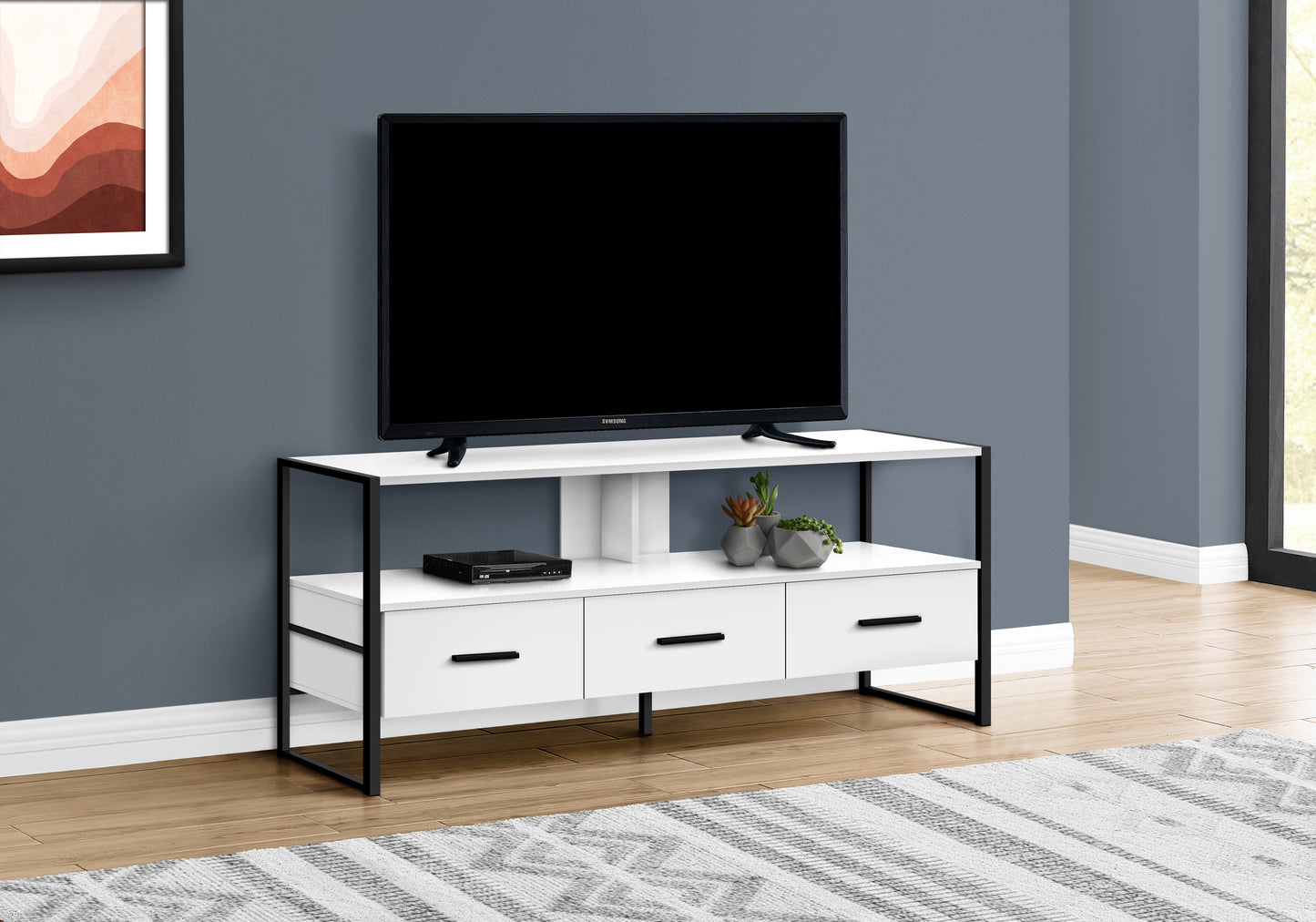 White Media Console