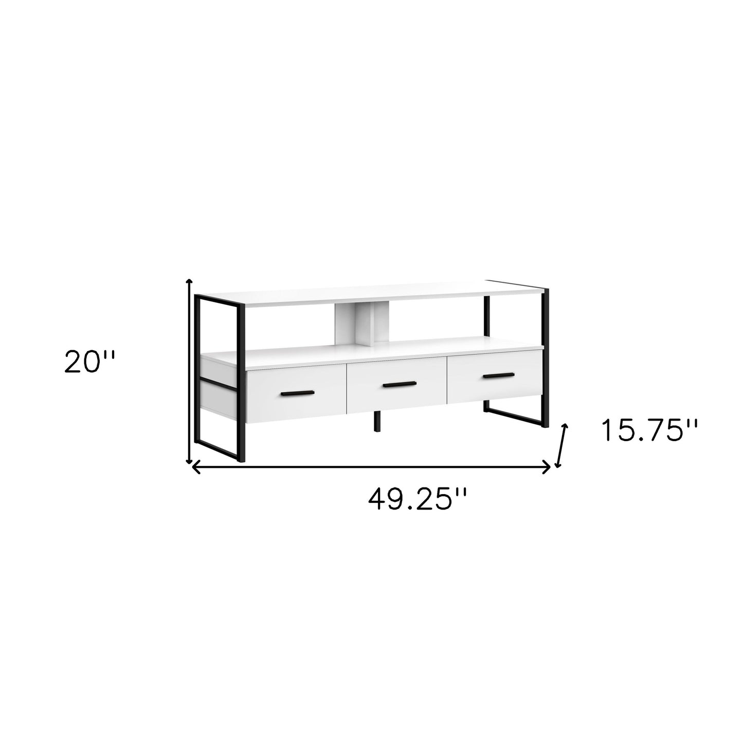 White Media Console