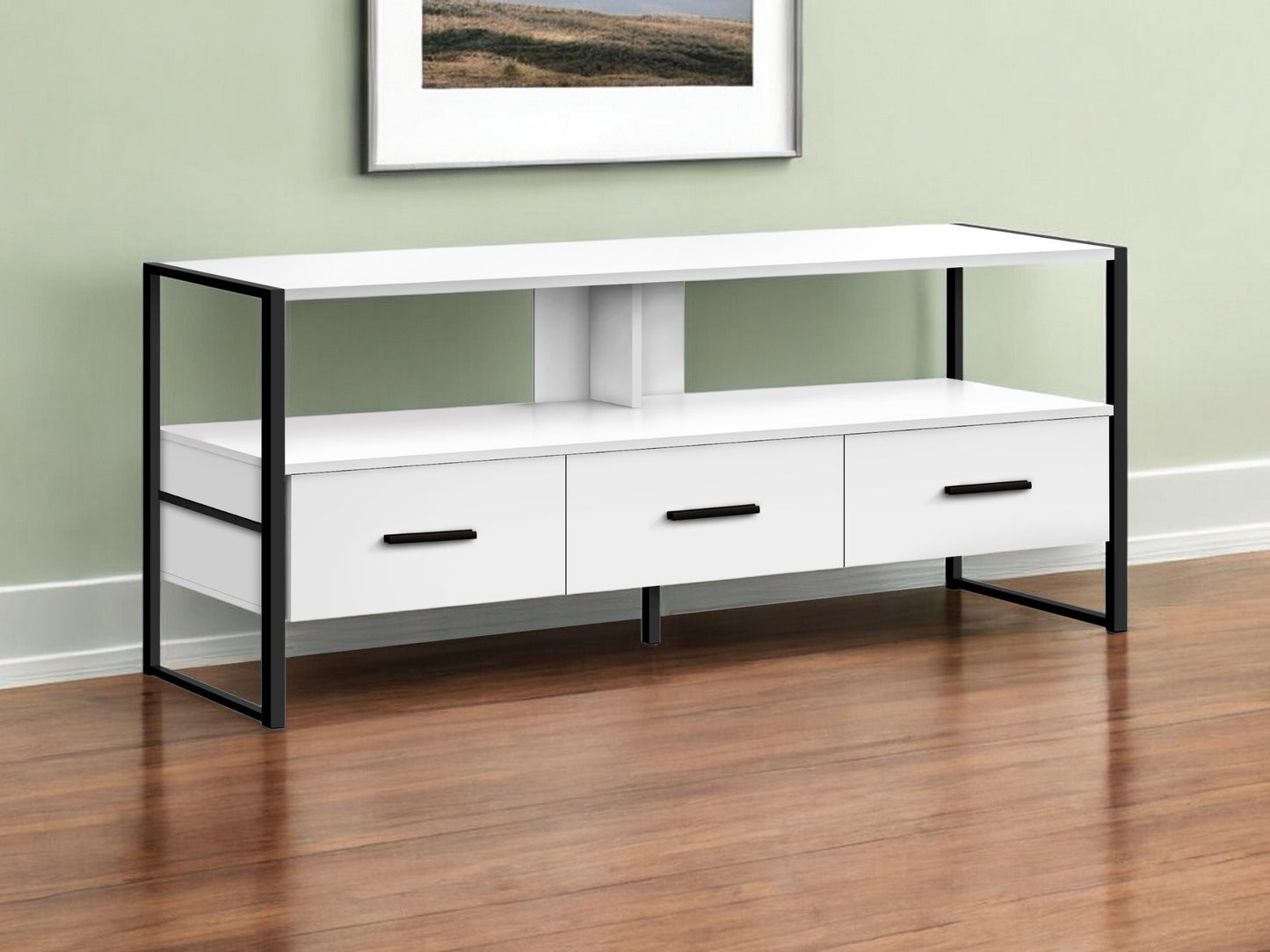 White Media Console