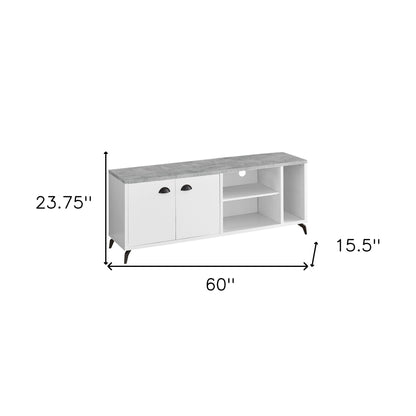 White Media Console