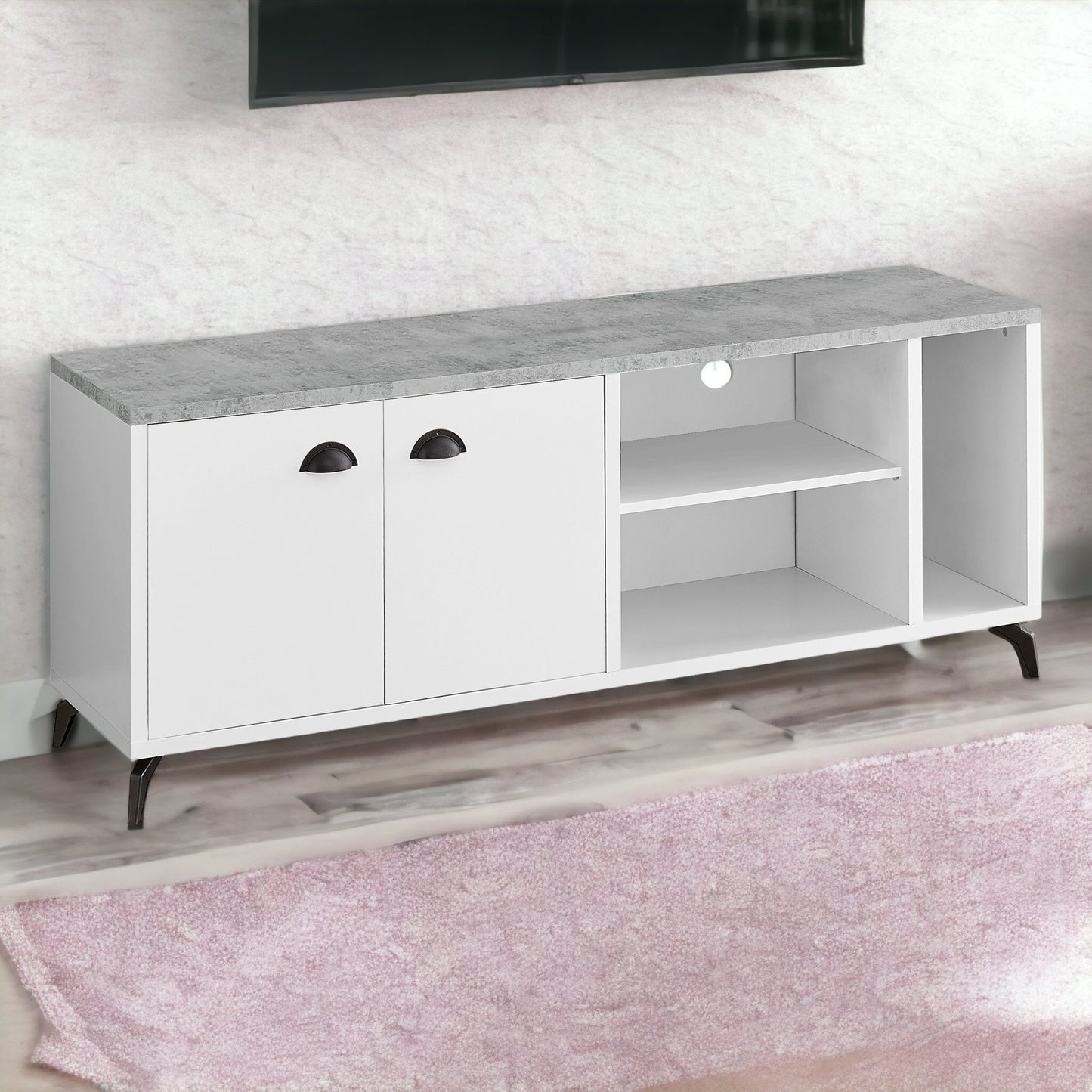 White Media Console