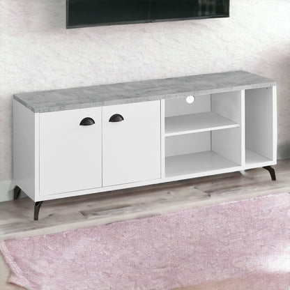 White Media Console