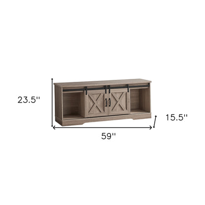 Deep Taupe Media Console