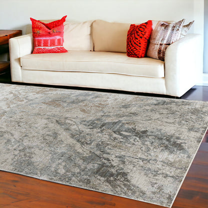 9 x 12 Beige Power Loom Rug