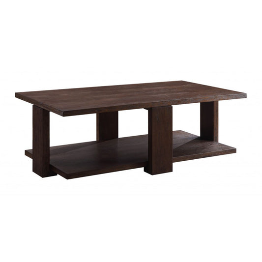 Walnut Manufactured Wood Coffee Table