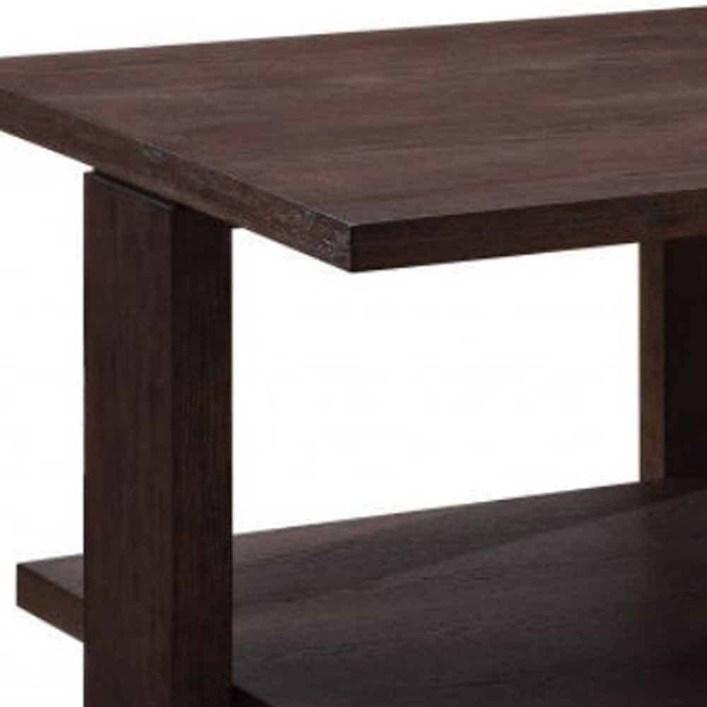 Walnut Manufactured Wood Coffee Table