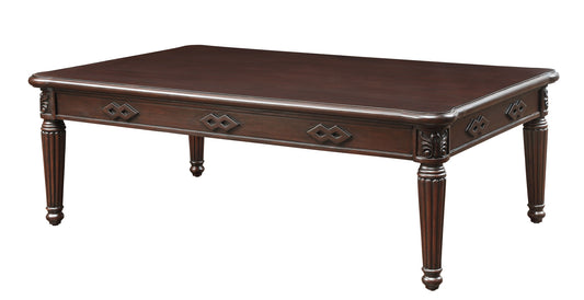 Espresso Solid Wood Coffee Table