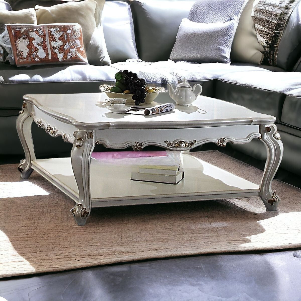 Pearl Wood Coffee Table