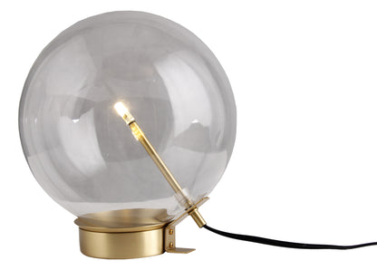 Brass Globe Table Lamp
