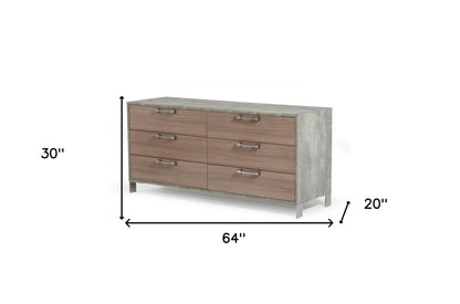 Gold Solid Wood Dresser