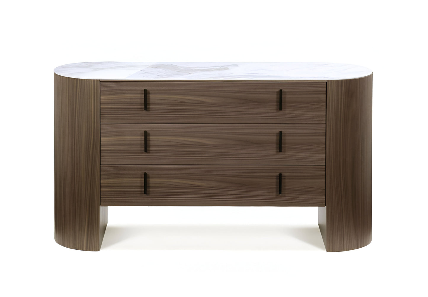 Bone White Solid Wood 6-Drawer Combo Dresser