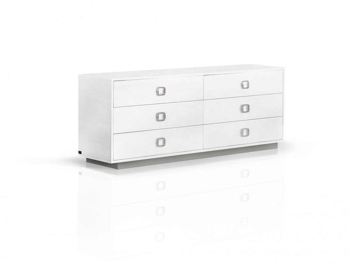 Solid Wood 6-Drawer Chest