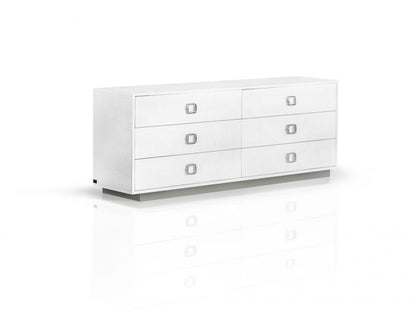 Solid Wood 6-Drawer Chest
