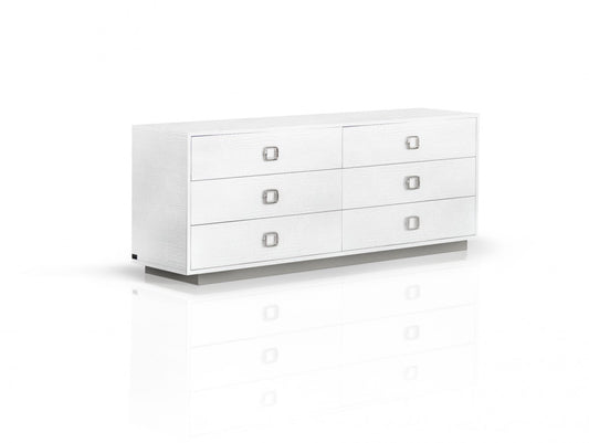 Solid Wood 6-Drawer Chest