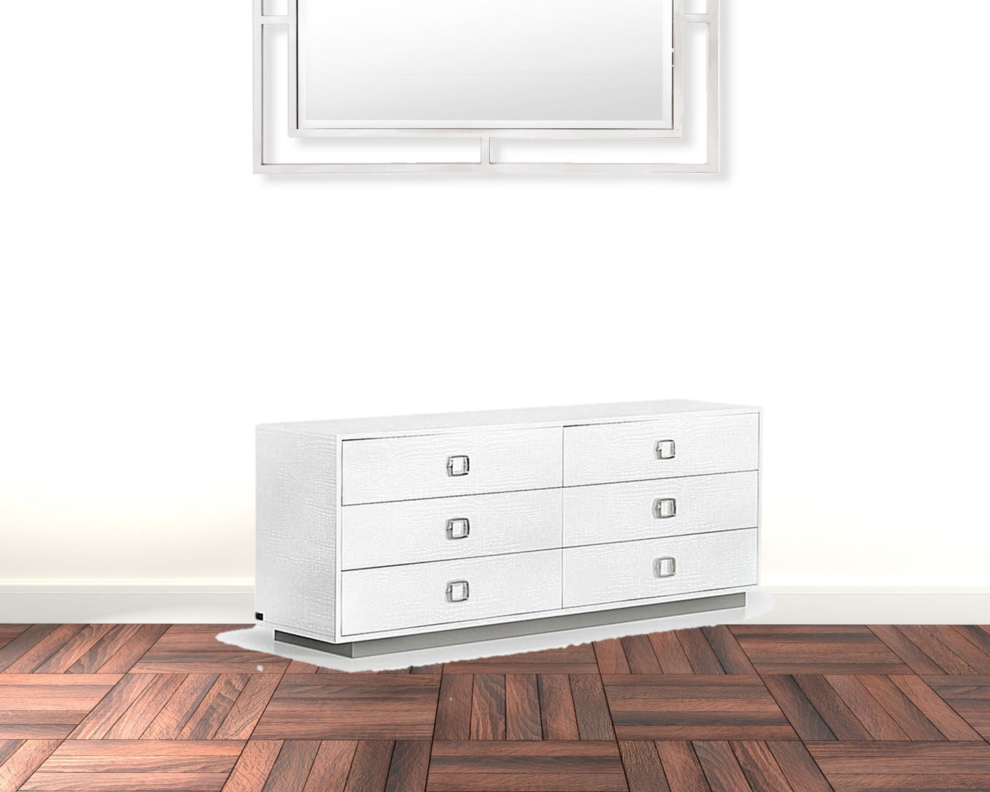 Solid Wood 6-Drawer Chest