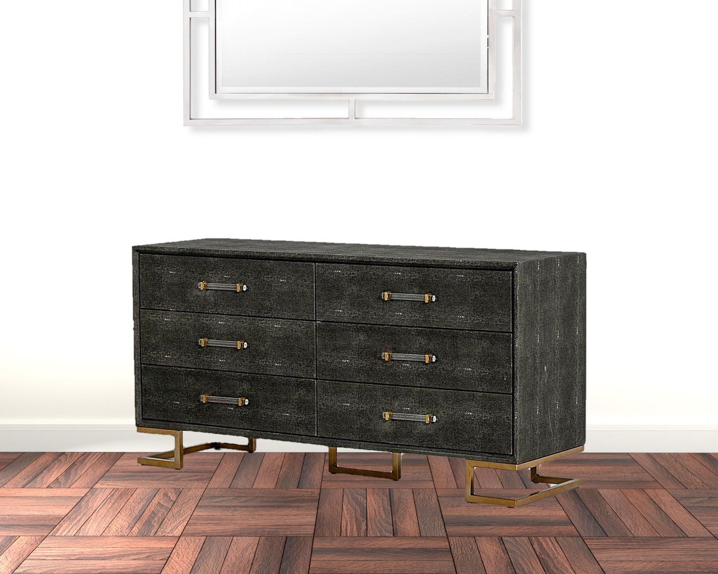 Brown Solid Wood Standard Chest