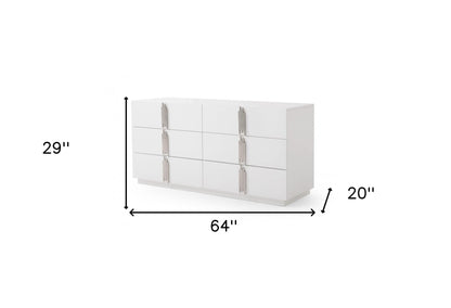 Natural Unfinished Wood Ten Drawer Dresser