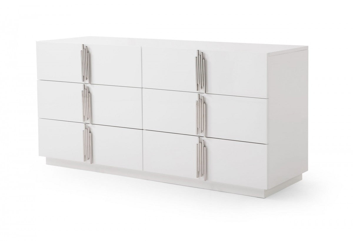 Natural Unfinished Wood Ten Drawer Dresser