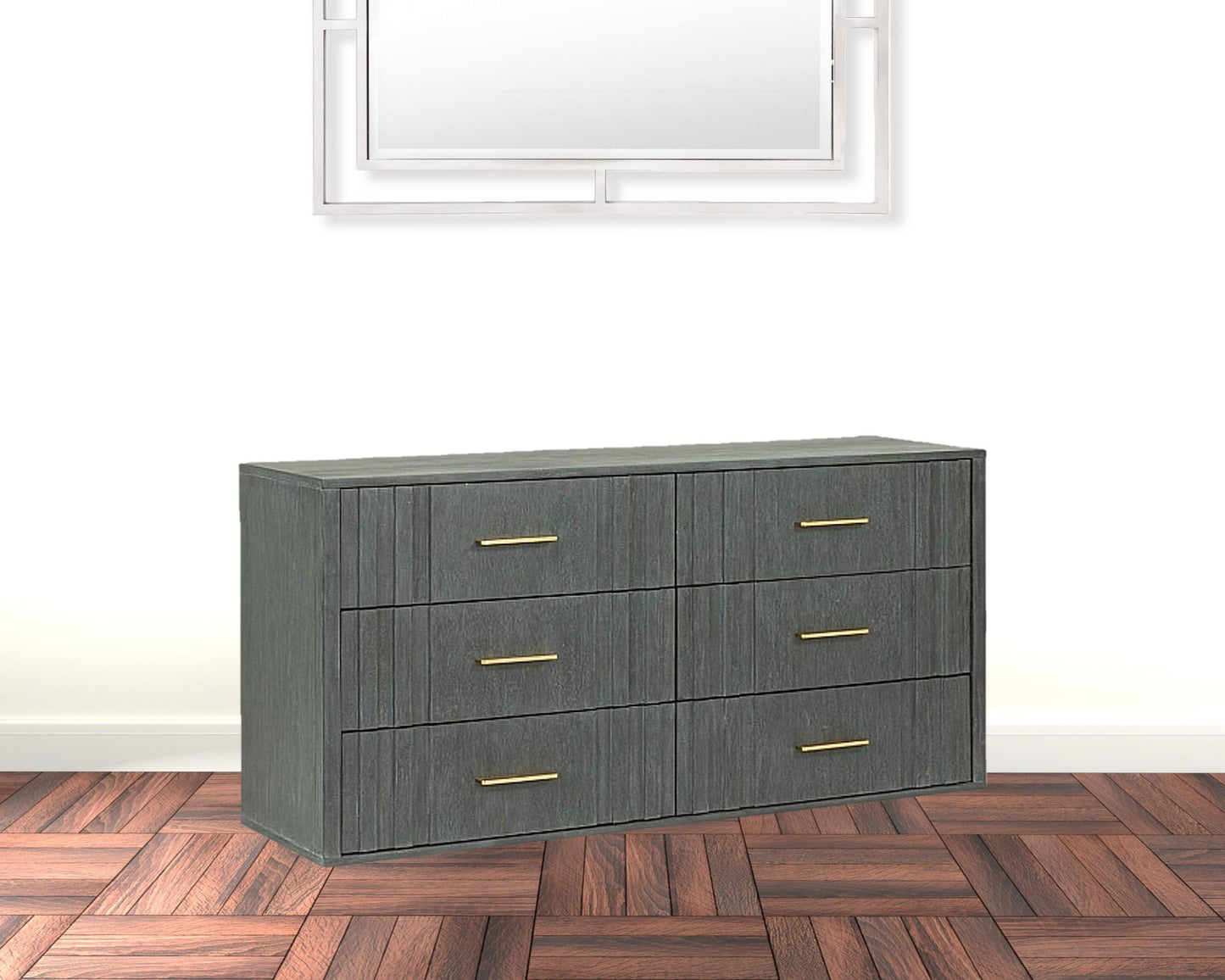 Natural Dark Brown Finish All Wood Armoire