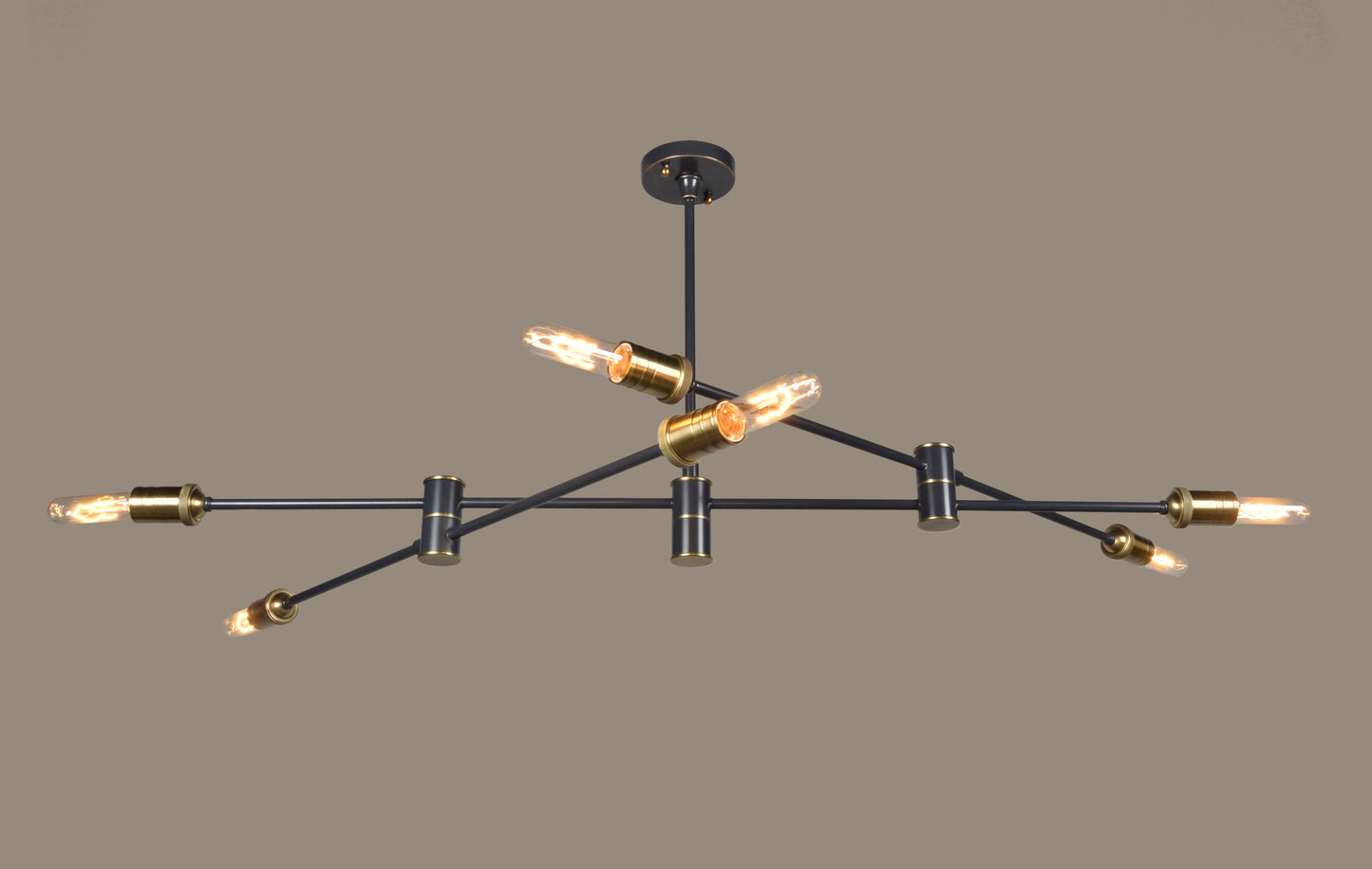 Bronze Sputnik 6 Light Chandelier