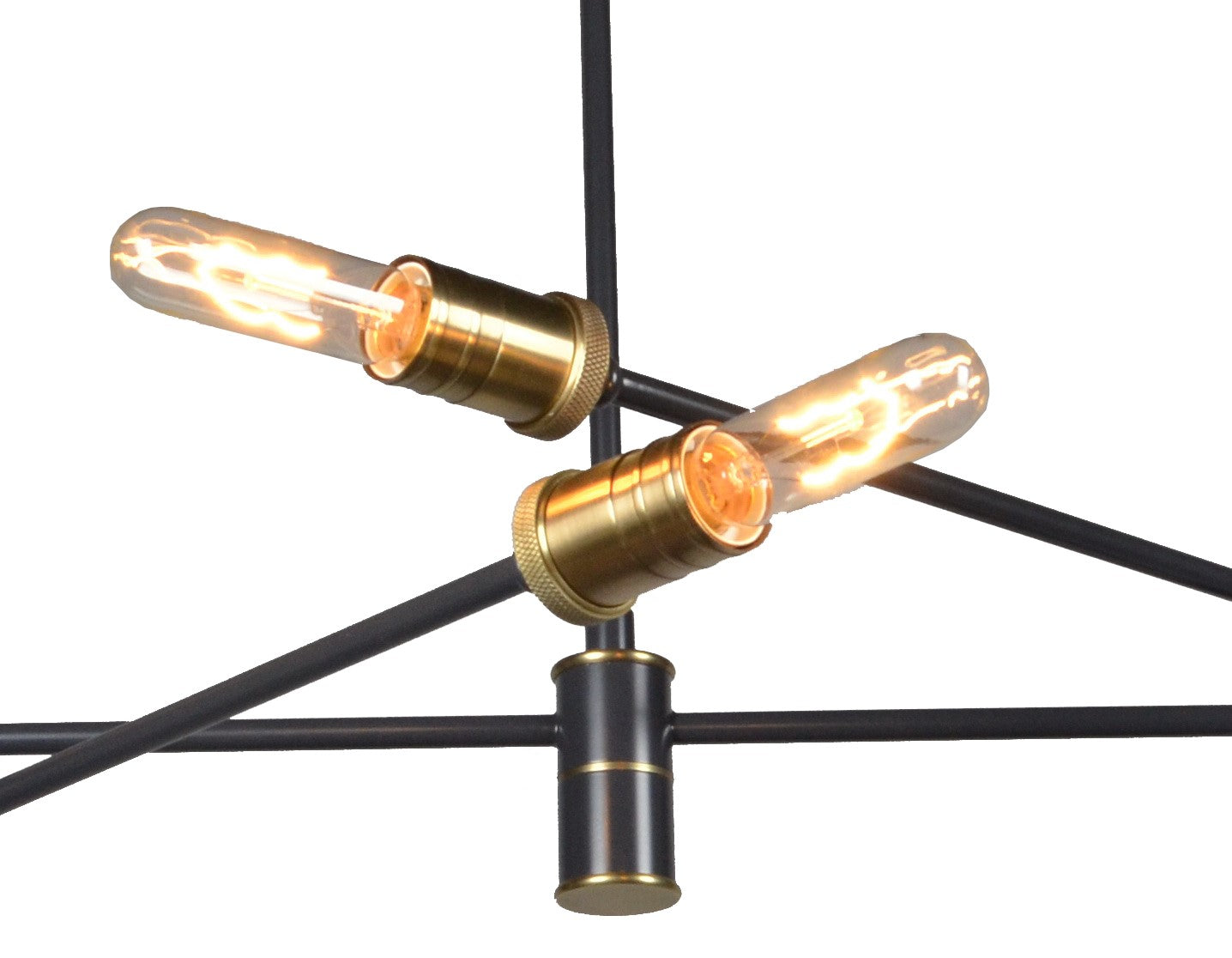 Bronze Sputnik 6 Light Chandelier