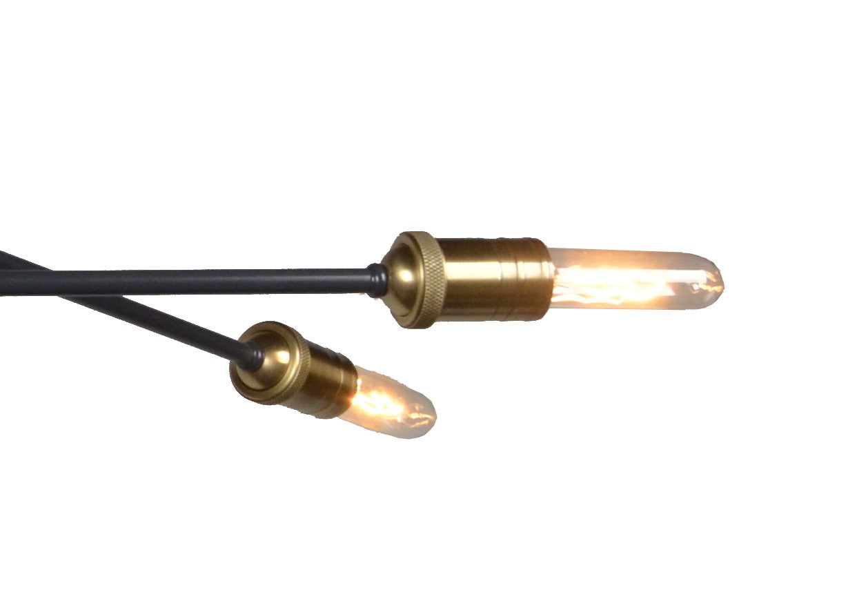 Bronze Sputnik 6 Light Chandelier