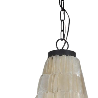 Bronze Unique Statement 3 Light Chandelier w/ White Shades