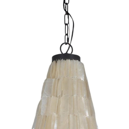 Bronze Unique Statement 3 Light Chandelier w/ White Shades